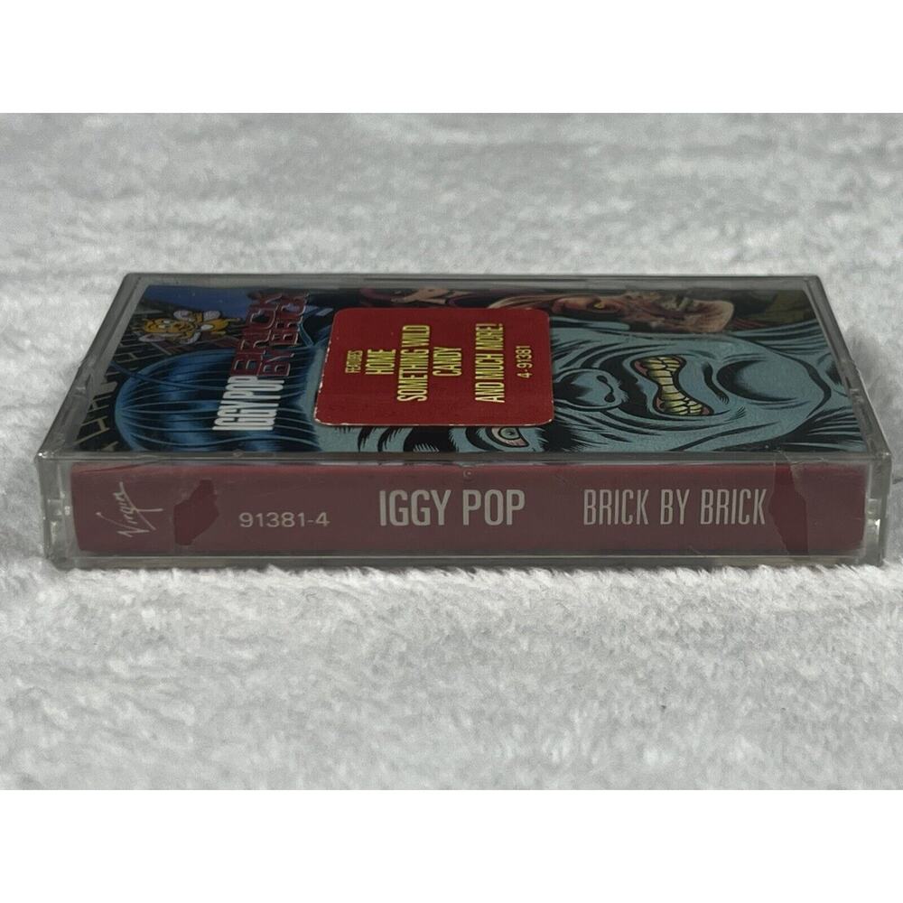 Brick by Brick by Iggy Pop (Cassette Tape, 1990, Virgin, USA) New/Sealed - Picture 4 of 15